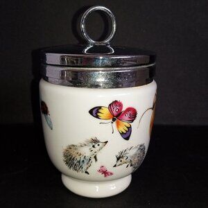 Vintage ROYAL WORCESTER Porcelain Egg Coddler Cozy "A Skipperty Tale" Motif
